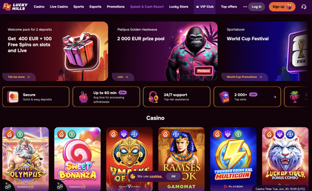 lucky hills casino Jeu